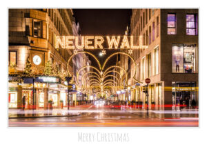 Hamburg Weihnachtskarte Neuer Wall